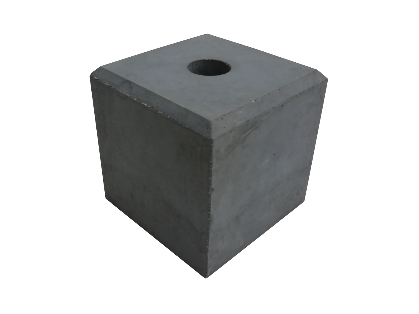 Beton Sokkel met Facet 17 x 17 x 20 cm (170 x 170 x 200 mm) - Afbeelding 1